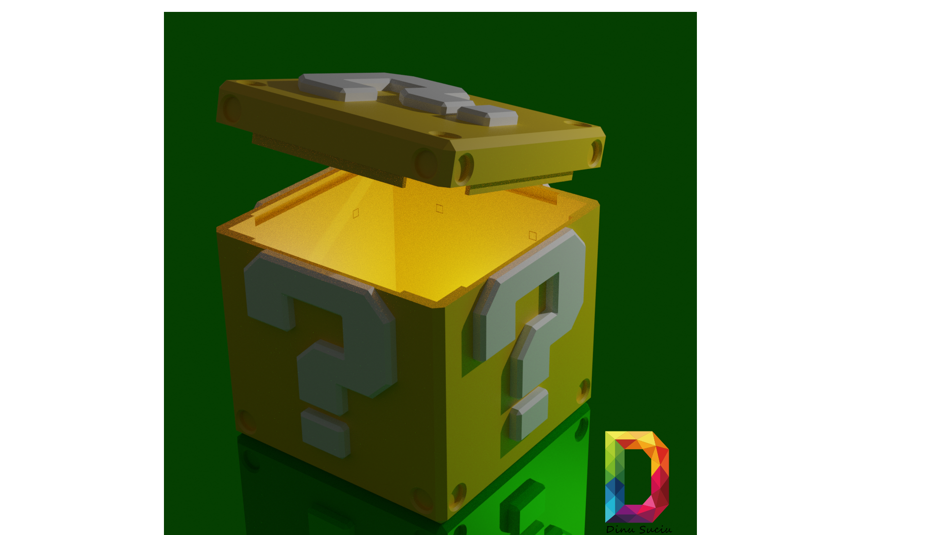 Download free STL file Question box Super Mario • 3D printing template ・ Cults